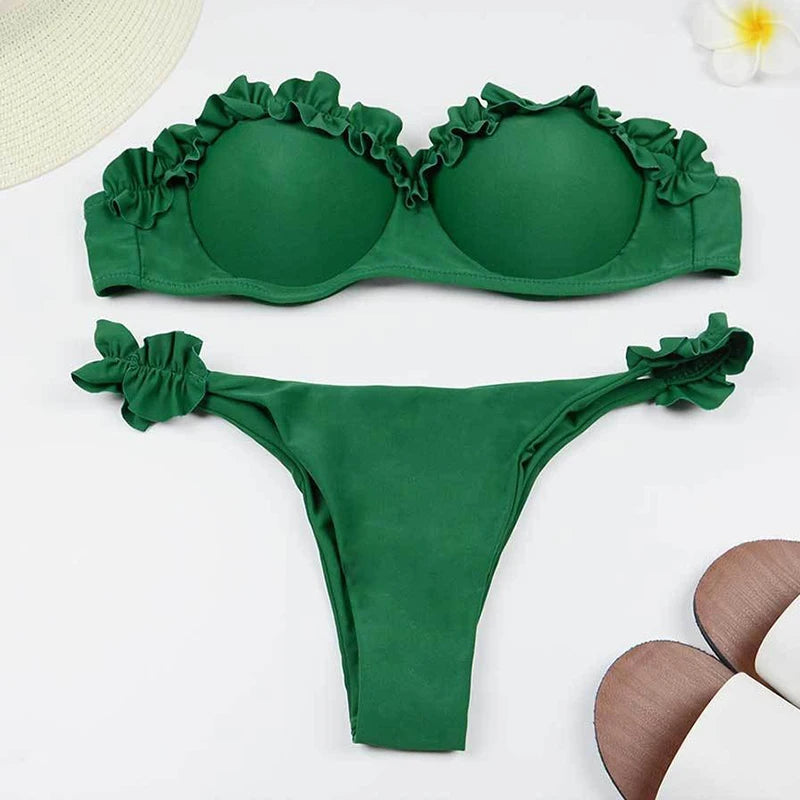Ruffle Micro Bikini Set