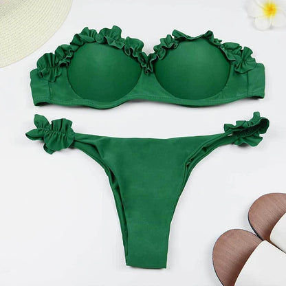 Ruffle Micro Bikini Set