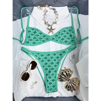 Velourance Shore Side Two Piece Bikini Set