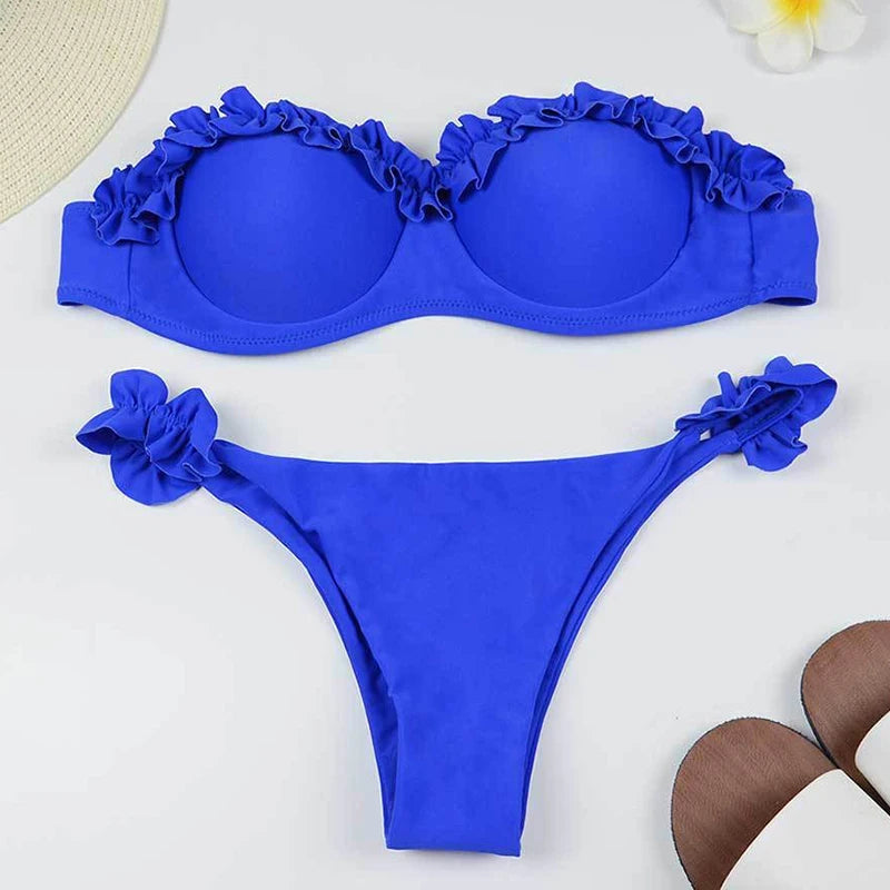 Ruffle Micro Bikini Set