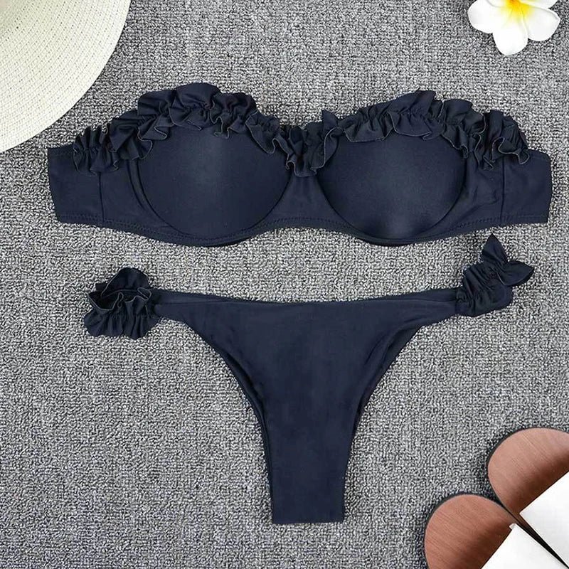 Ruffle Micro Bikini Set