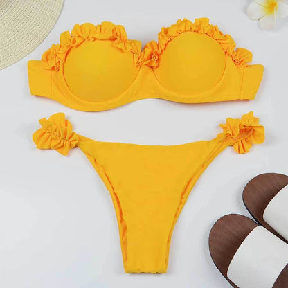 Ruffle Micro Bikini Set