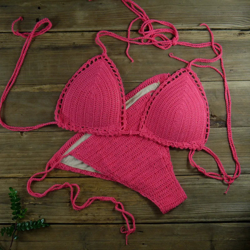 Chic Knitted 2 Piece Bikini Set