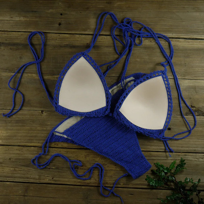 Chic Knitted 2 Piece Bikini Set