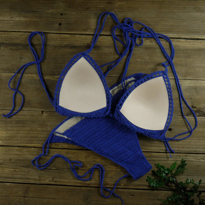 Chic Knitted 2 Piece Bikini Set