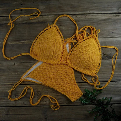 Chic Knitted 2 Piece Bikini Set