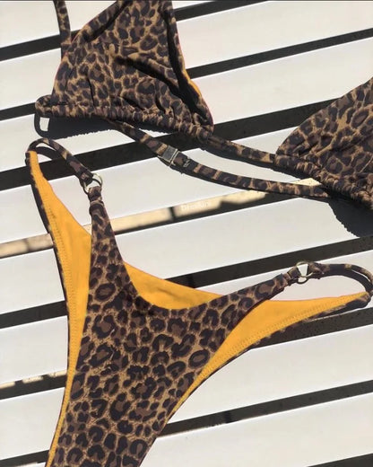 Swimwear Women Leopard Printed Sexy Bikini Set Summer Beachwear 2025 New Swimsuit Two-pieces Thong Bathing Suit Beach Biquinis - AliExpress 200000345