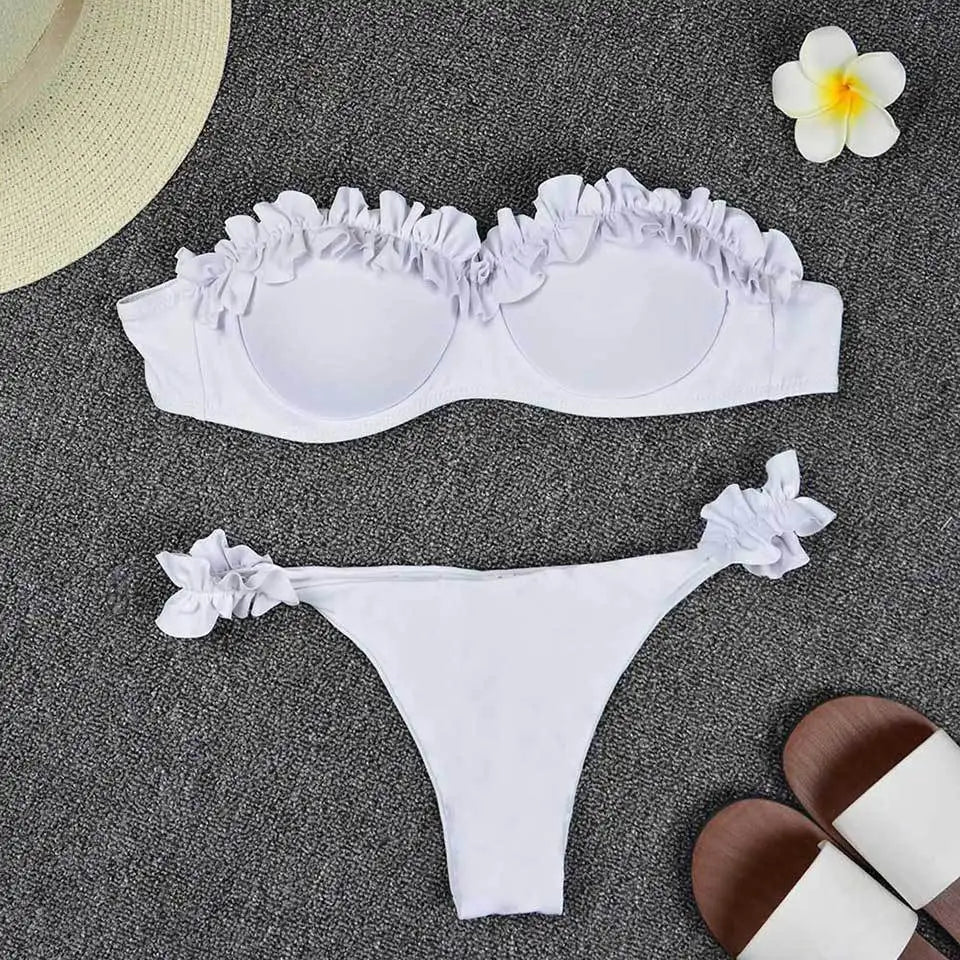 Ruffle Micro Bikini Set