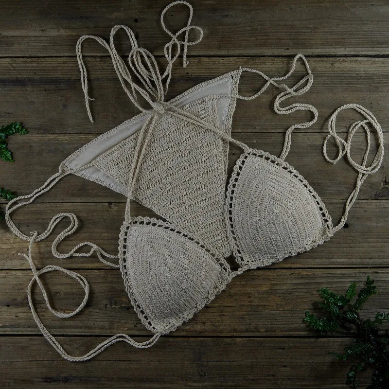 Chic Knitted 2 Piece Bikini Set