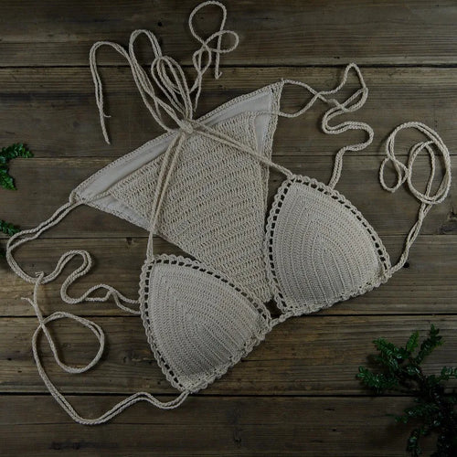 Chic Knitted 2 Piece Bikini Set