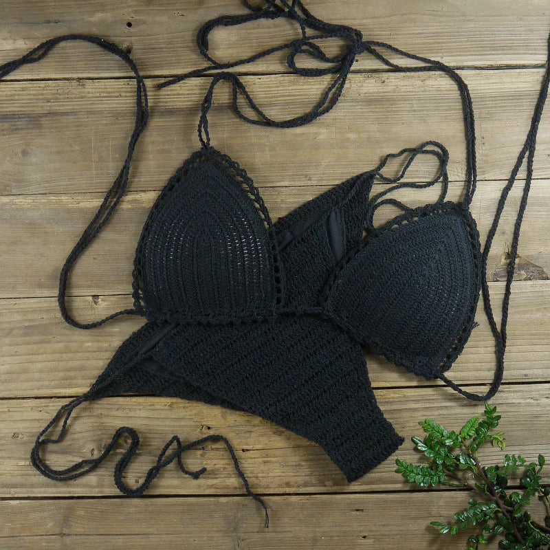 Chic Knitted 2 Piece Bikini Set