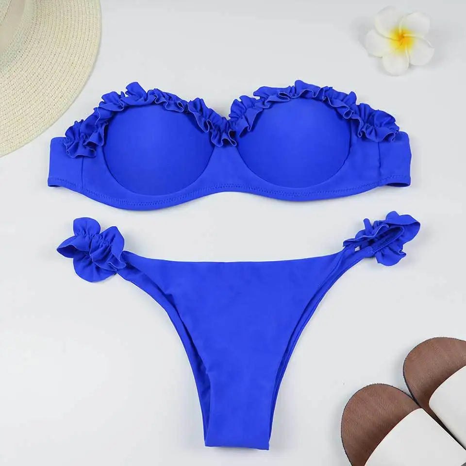 Ruffle Micro Bikini Set