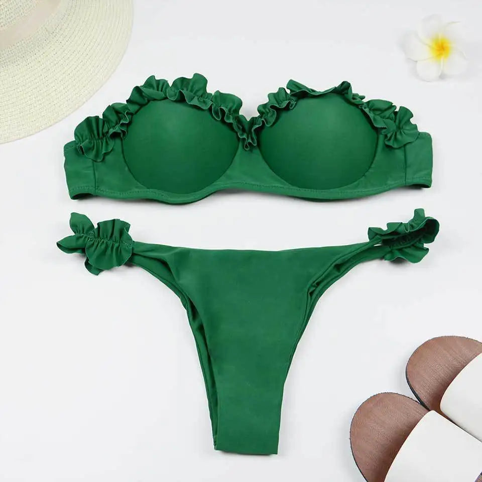 Ruffle Micro Bikini Set