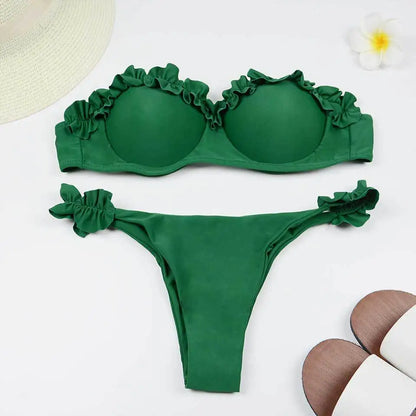 Ruffle Micro Bikini Set