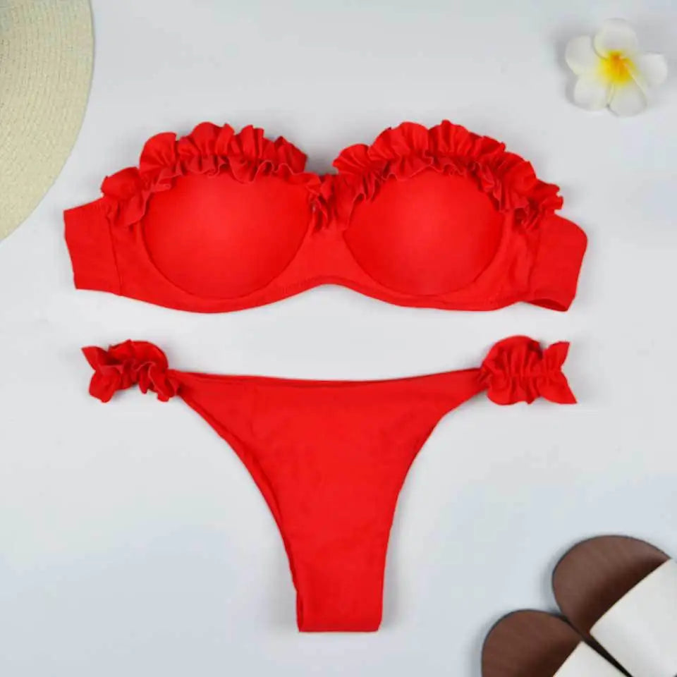 Ruffle Micro Bikini Set
